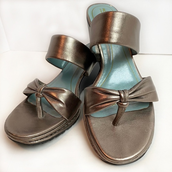 ROCKPORT Leather Wedge Sandals - Picture 3 of 7